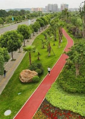 綿陽城區(qū)添新景！7萬余平方米景觀大道亮相，市民休閑再添好去處